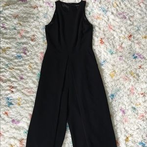 Cropped wide leg jumpsuit